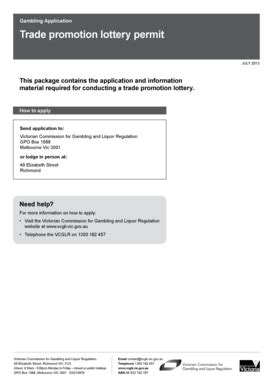 trade promotion lottery victoria|trade promotion act.
